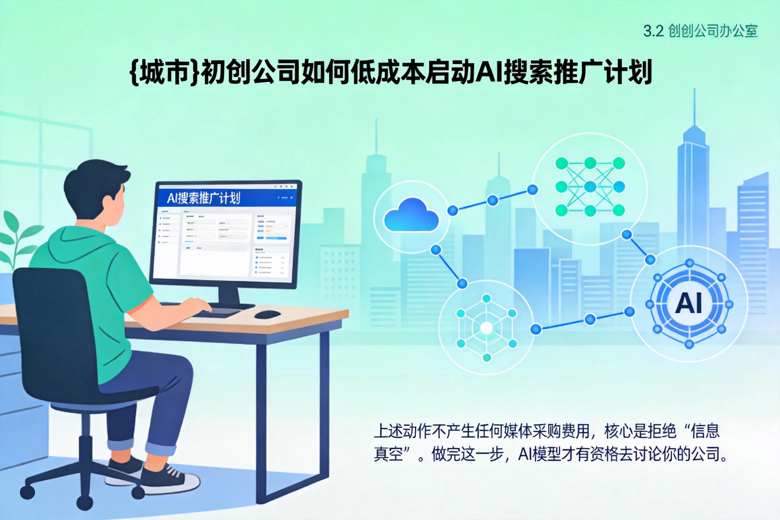 鹰潭初创公司如何低成本启动AI搜索推广计划