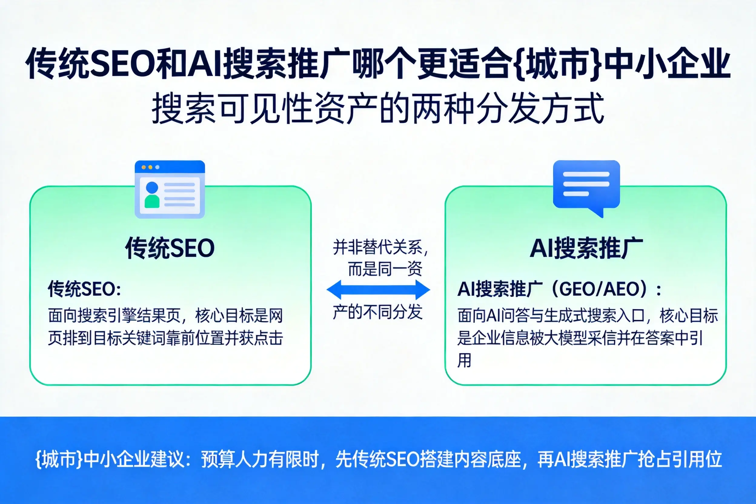 传统SEO和AI搜索推广哪个更适合鹰潭中小企业