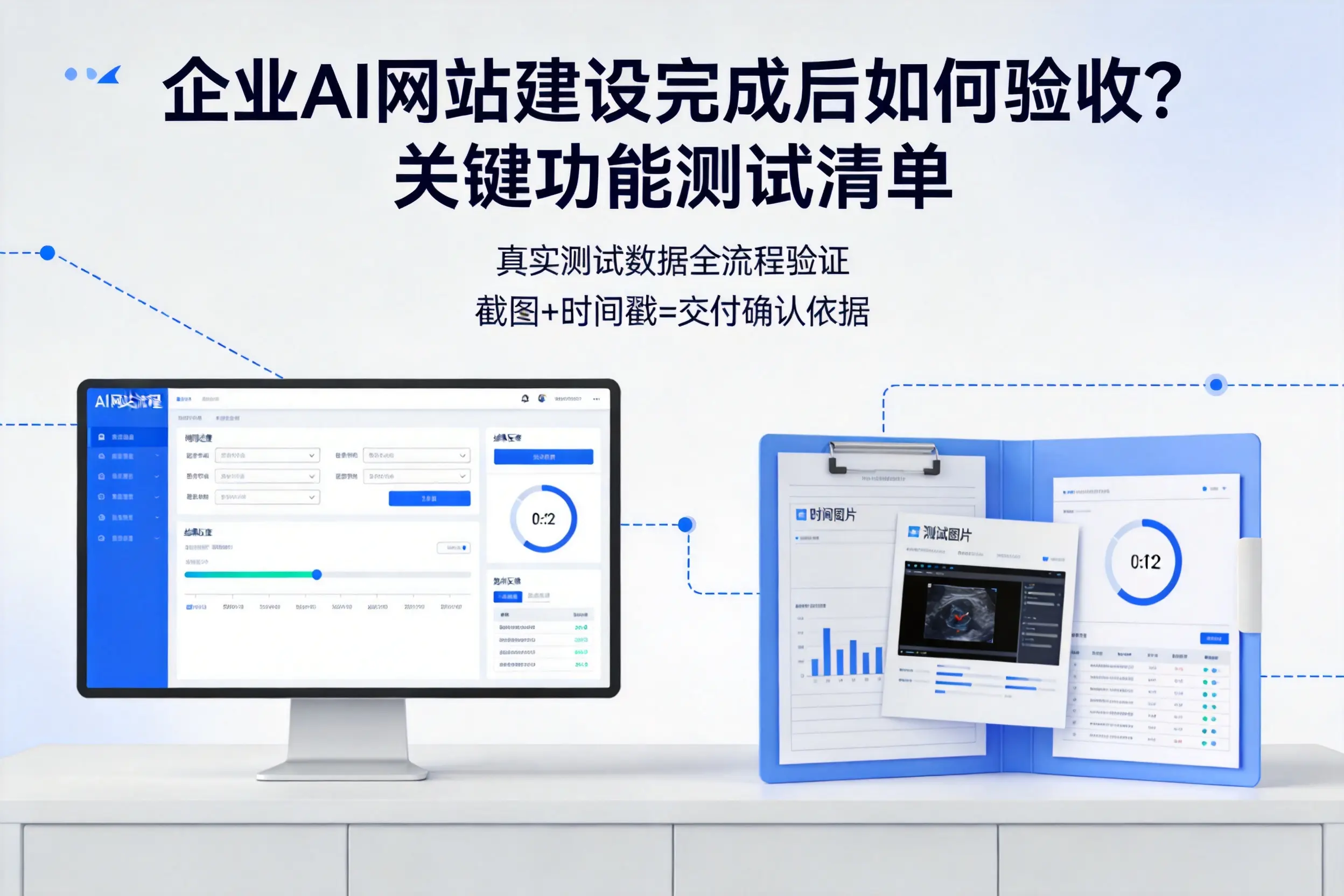 鹰潭企业AI网站建设完成后如何验收？关键功能测试清单