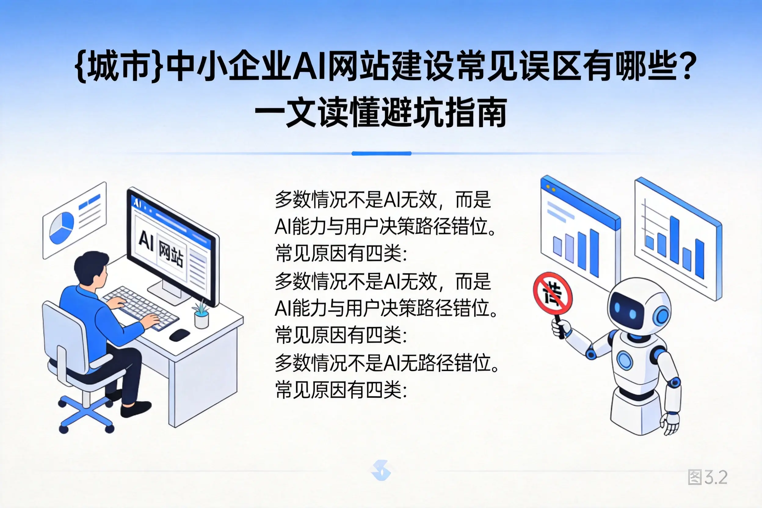 鹰潭中小企业AI网站建设常见误区有哪些?一文读懂避坑指南
