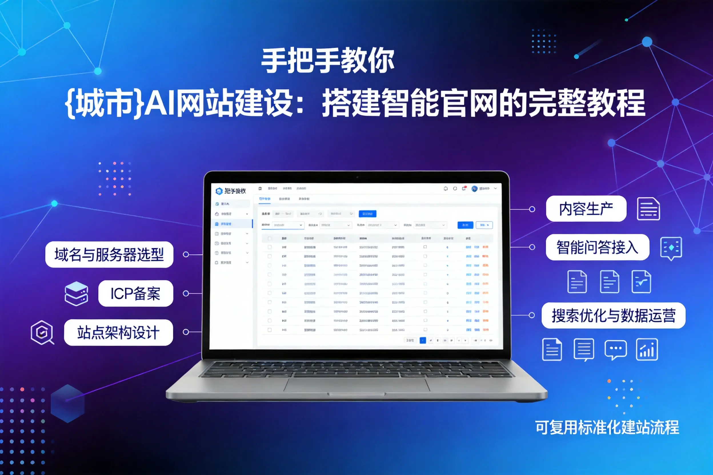 手把手教你鹰潭AI网站建设：搭建智能官网的完整教程