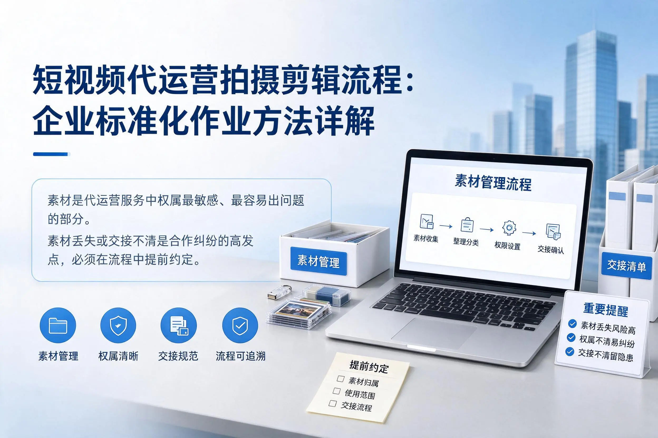 短视频代运营拍摄剪辑流程：鹰潭企业标准化作业方法详解