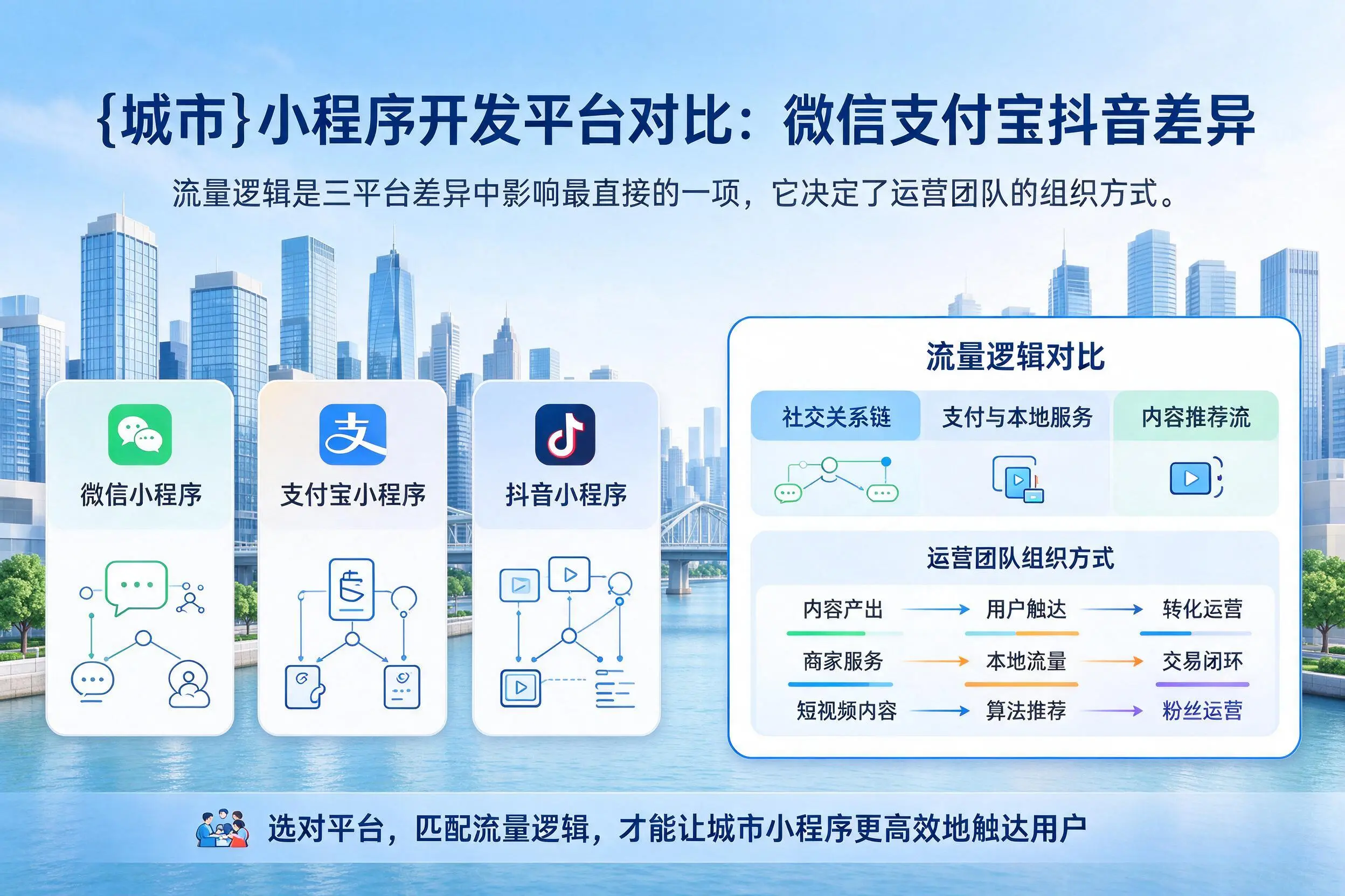 鹰潭小程序开发平台对比:微信支付宝抖音差异
