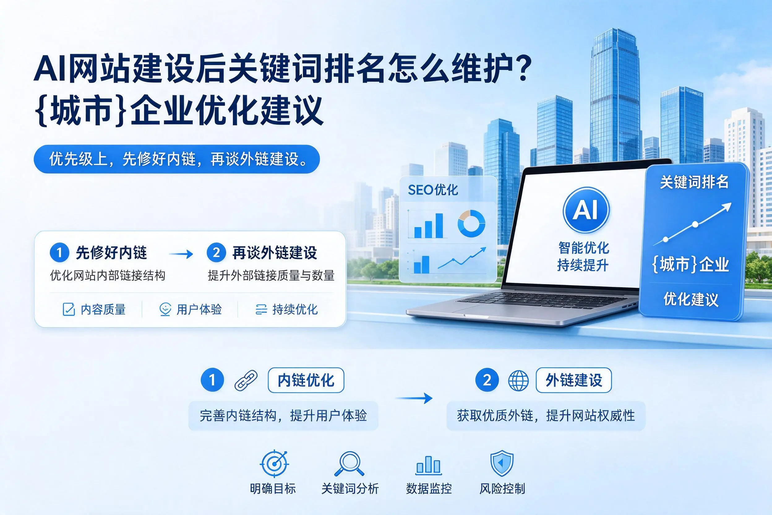 AI网站建设后关键词排名怎么维护？鹰潭企业优化建议